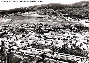 Affreville - Vue aerienne - Ferme Sahuc au 1er plan